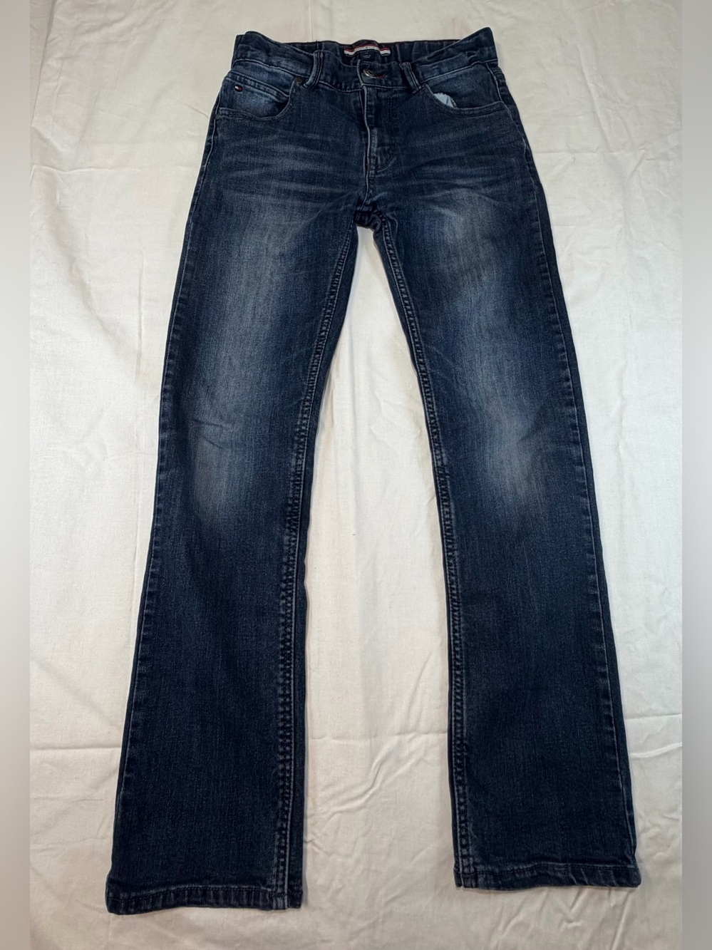 Tommy Hilfiger Boys Dark Wash Bootcut Jeans